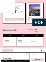 Pink White Digitalism Travel Plans Planner Presentation