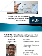 Aula 5 - Classificação Das Empresas CNAE