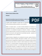 Experiencia de Gestión de Apoyo de Televisiones y Celular para Alumnas de La Escuela Primaria Lázaro Cárdenas C