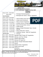 Rondown Study Tour SMPN 6 Ciamis