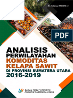Analisis Perwilayahan Komoditas Kelapa Sawit Di Sumatera Utara, 2016-2019