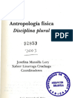 Josefina Mansilli - Antropologia fisica