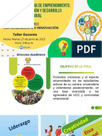 Taller Docente - Feria Empredimiento e Innovación - UCC2023