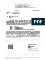 Surat Permintaan Peserta Sosialisasi Merek, IG, Cipta, DI Dan KIK 23 September 2022