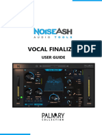 Vocal Finalizer - User Manual & Licensing Agreement