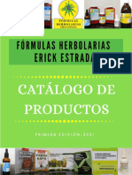 Catálogo Oficial Fórmulas Herbolarias Erick Estrada Julio 22