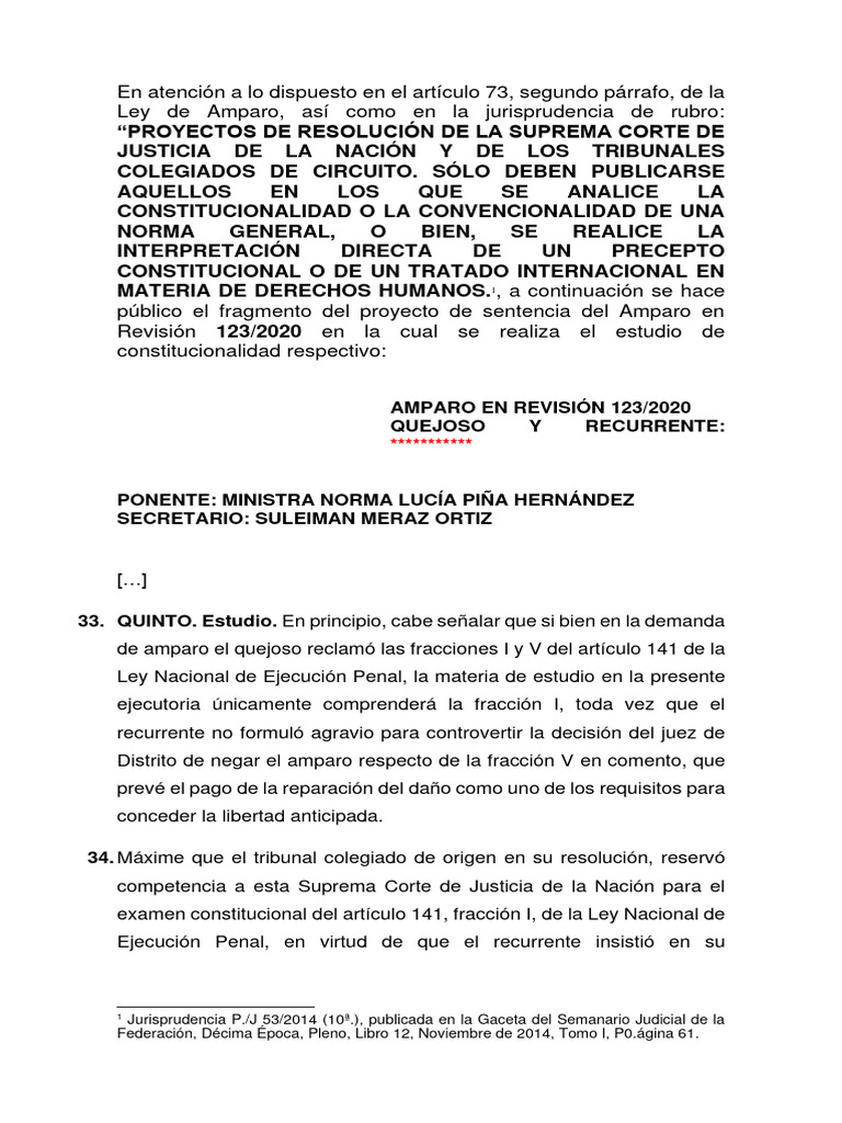Ar 123 2020 201027 | PDF | Derecho penal | Sentencia (ley)