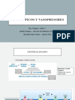 Inotrópicos y Vasopresores