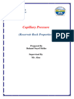 Capillary Pressure: (Reservoir Rock Properties)