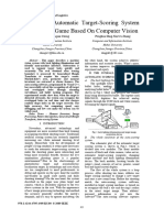 Design of Automatic Target-Scoring System of Shooting Game Based On Computer Vision