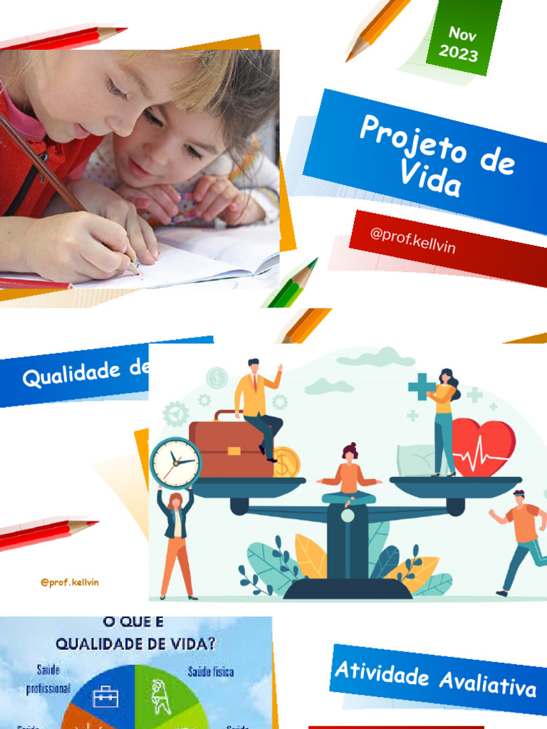 Projeto De Vida Atividade Avaliativa Download Grátis Pdf Vida
