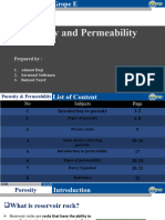 Porosity and Permeability: Prepared by
