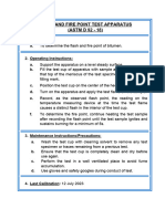 Flash and Fire Point Test Apparatus