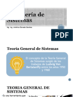 Sesión 03 - Teoría General de Sistemas - Objetivos - Enfoques