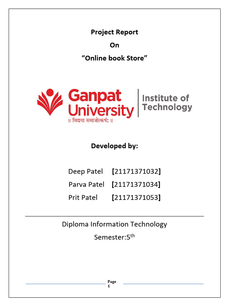 Online Book Store Report | PDF | My Sql | Php