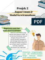 Projek 2. Tahapan Umum Dan Modal Kewirausahaan