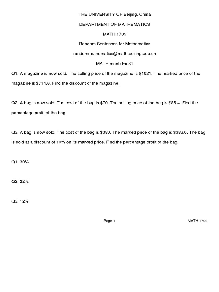 MATH MNNB Ex 81 PDF Financial Economics