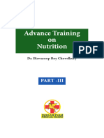 Advance Training On Nutrition: Part - Iii