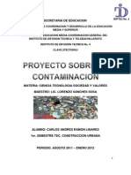 Proyecto Sobre La Contaminacion