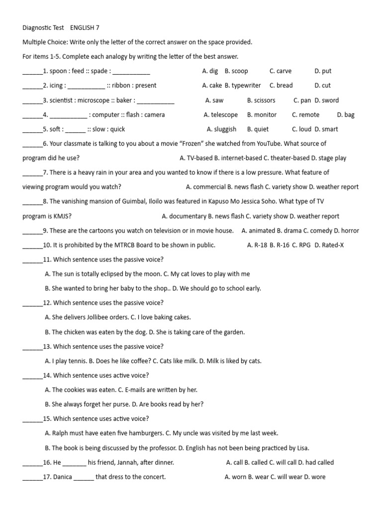 English language visual data 6