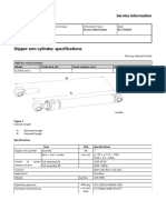 Cylinder Arm Volvo EC350D - Specifications