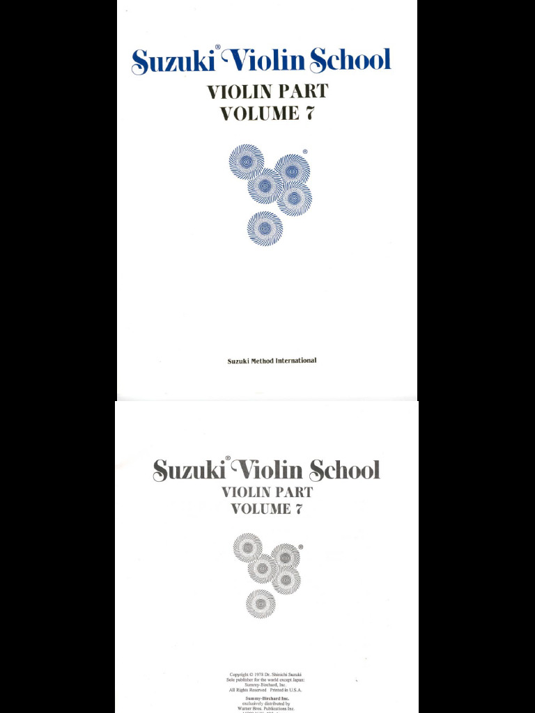 Suzuki Violin Method Vol 07 - Compress | PDF