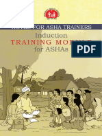 Notes For ASHA Trainers - Induction Training Module English