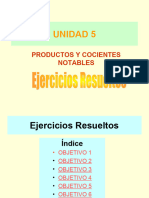 UNIDAD 5 Productos Notables Resueltos