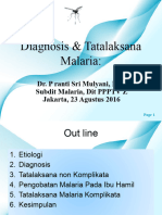 Diagnosis & Tatalaksana Malaria Komplikata Nonkomplikata