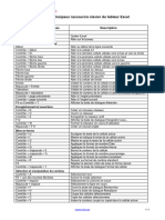 Liste Des Principaux Raccourcis Clavier Excel