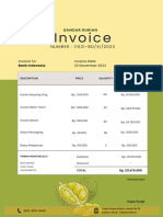Invoice Bandar Durian 11021