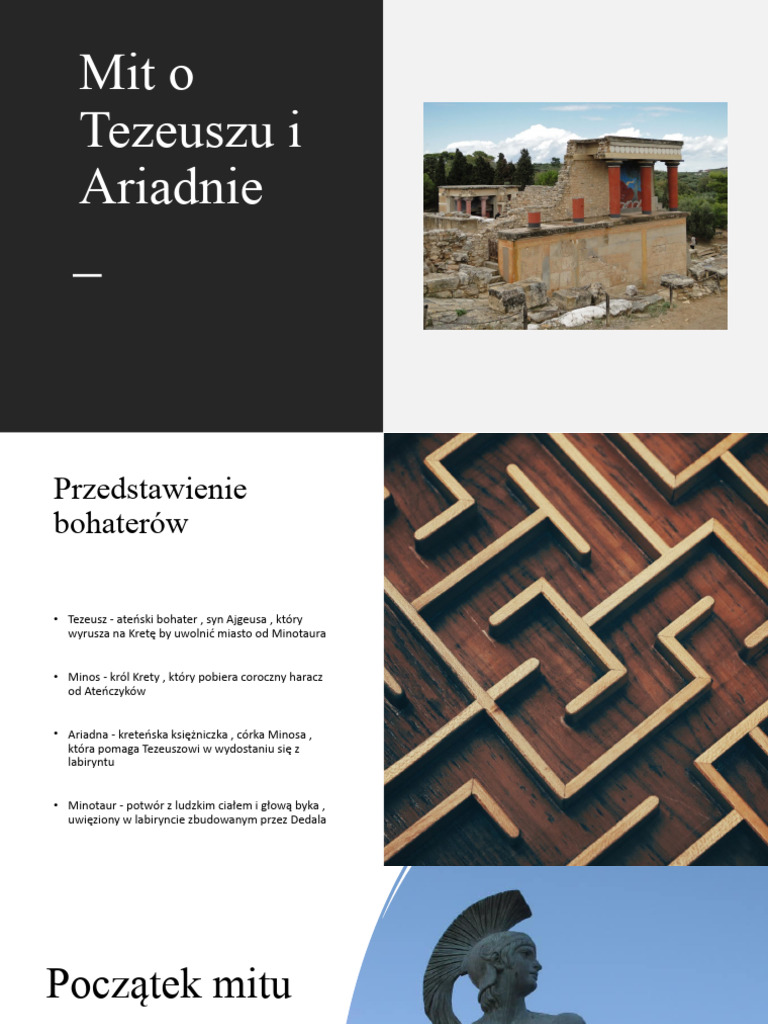 Streszczenie Mit O Tezeuszu I Ariadnie