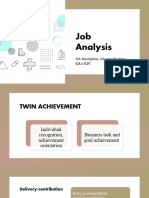Job Analysis: Job Description, Job Specification, Kra/Kpi