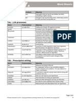 7a Word Sheets