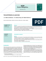 Comorbilidades o Complicaciones de La Psoriasis 2023