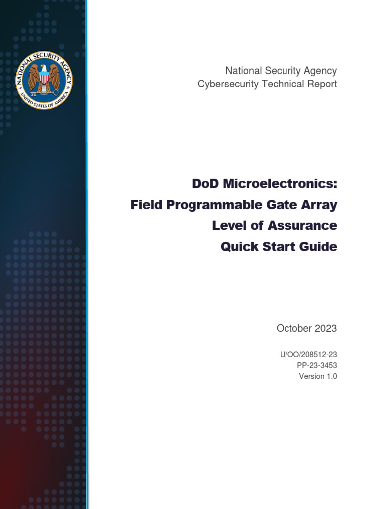 DoD FPGA Assurance Guide | PDF | Computer Security | Security