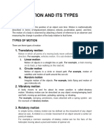 Types of Motion PDF Free