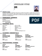 Irfan Zaidi CV