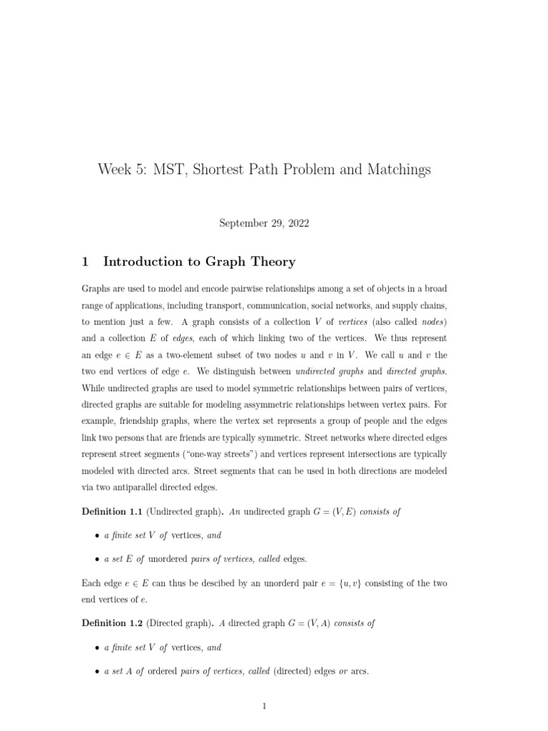 Basics Of Graph Theory Examples