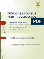 Penugasan Pengorganisasian - Puskesmas Sungai Betung