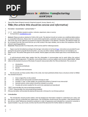 Template Springer_AIAMA_2024-VF