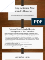 Aotearoa NZ Histories and Social Sciences Curriculum Refresh Online - 2023