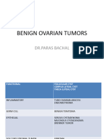 Benign Ovarian Tumors