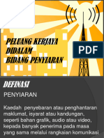 Kerjaya DLM Bidang Penyiaran