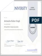 PE Course 3 Certificate