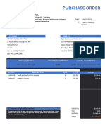 Purchase Order Template 01