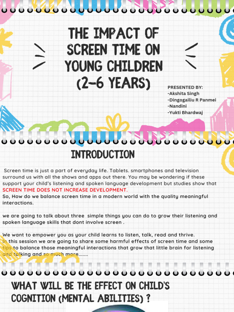 Impact of Digital Technology On Early Childhood | PDF | Psychology ...
