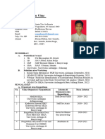 Amin Nur Asdiyanta - 062011535021 - Curriculum Vitae