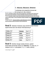 Fisika Kelas X: AKURASI, BESARAN, DIMENSI 