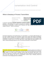 What Is Damping in Process Transmitters Learning Instrumentation and Control Engineering